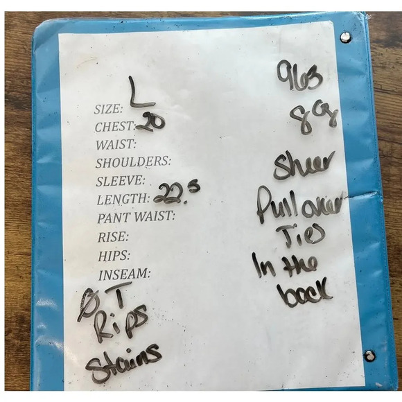 A'GACI Womens L Red Open Back Tie Sheer Embellished Blouse FairyCore - Picture 8 of 8